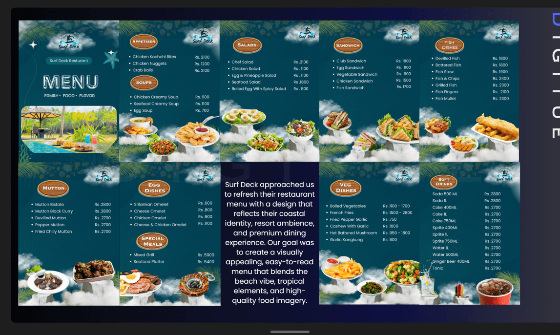 Restaurant Menu Design